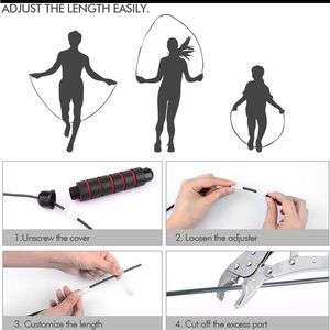 🎯Tangle-Free Speed Jump Rope with Ball
Bearing EVA Non-slip Foam Handle